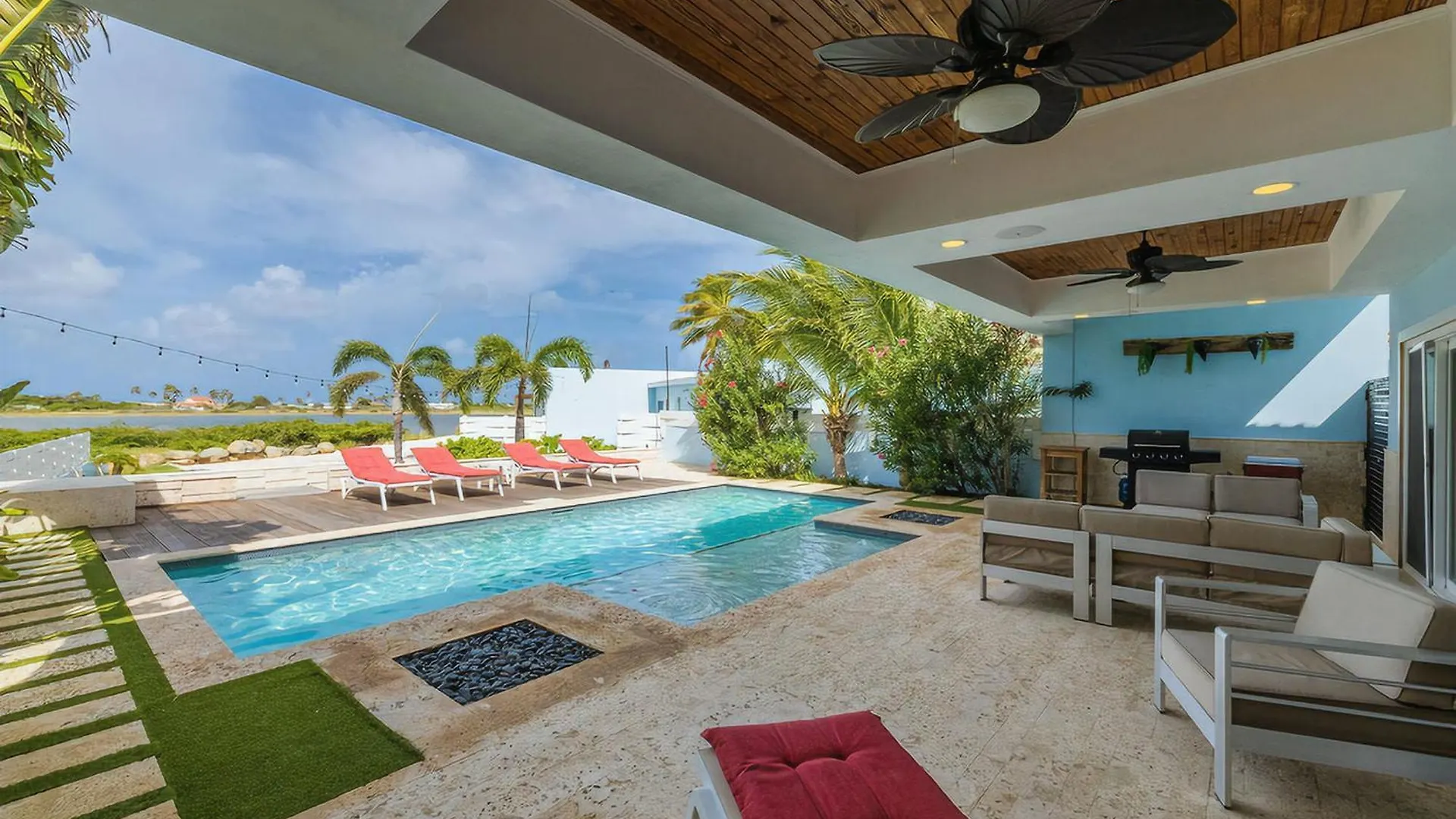 Appartement Fantastic 3-Bdr Villa With Gorgeous Pool View Palm Beach Aruba